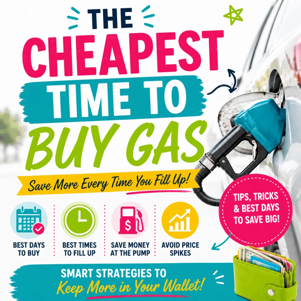 Gas pump price display with fuel nozzle and budget infographic